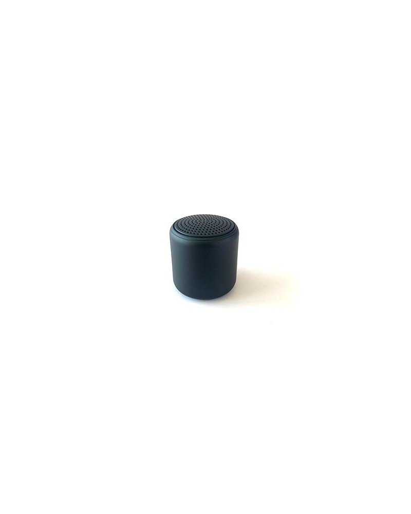 Mini Wireless Cylindrical Black Speaker with USB Charging