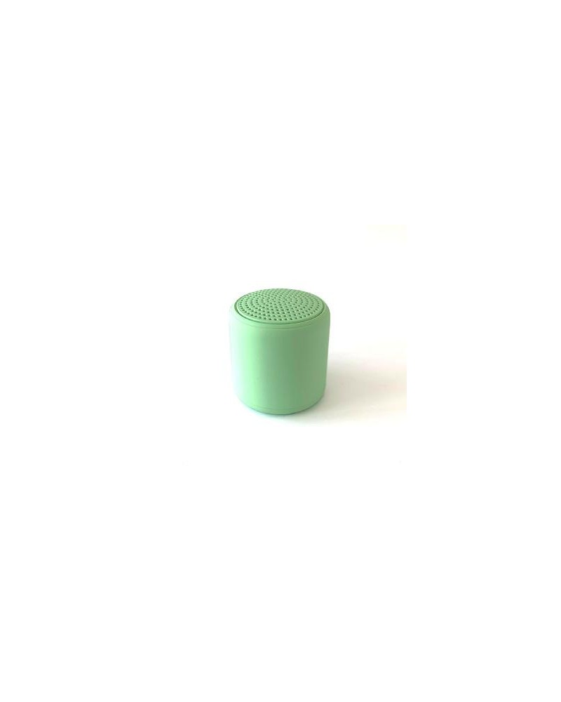 Mini Wireless Cylindrical Speaker Green with USB Charging