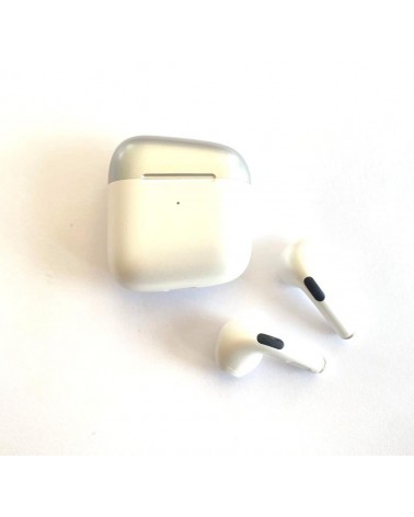 Wireless Bluetooth Headset White with Charging Case