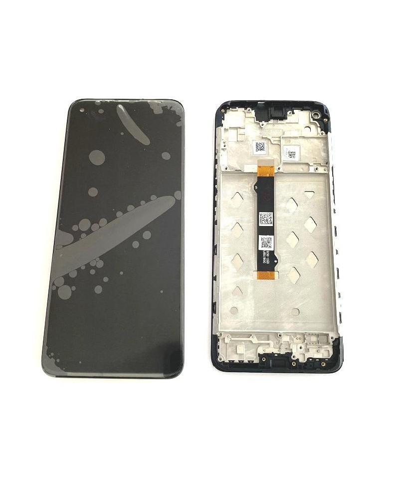 Pantalla LCD y Tactil con Marco para Motorola G9 Power - Negra