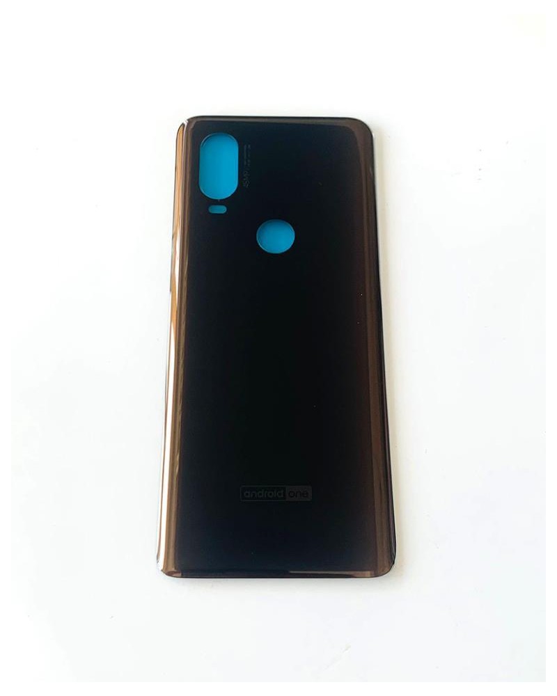 Back Cover for Motorola One Vision/P50 - Brown