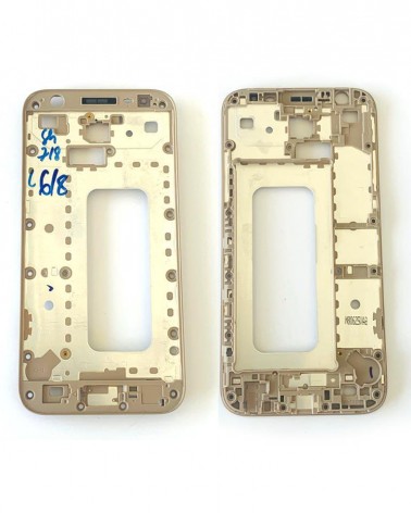 Carcasa Central o Marco para Samsung Galaxy J3 2017 J330 - Dorado