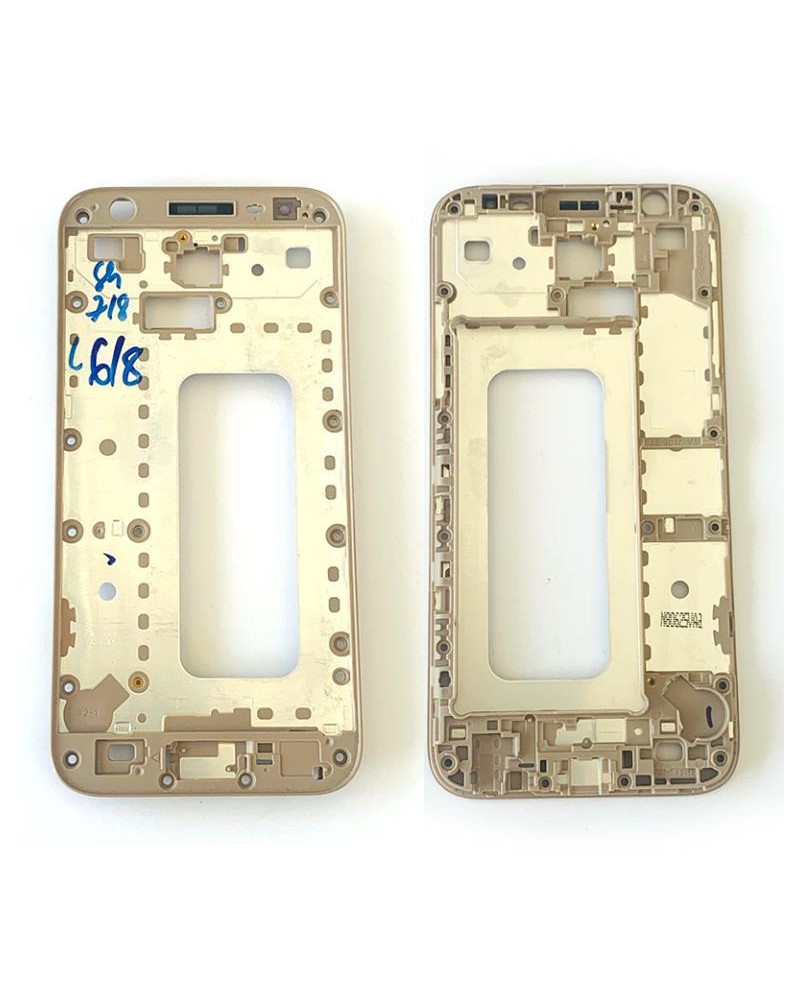 Carcasa Central o Marco para Samsung Galaxy J3 2017 J330 - Dorado