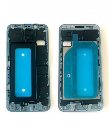 Samsung Galaxy J7 2017 J730 Centre Case or Frame - Blue