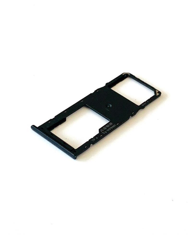 Suporte ou tabuleiro para um único Sim para Samsung Galaxy A10s SM-A107 A20s SM-A207s - Preto