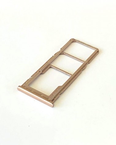 Dual SIM and SD Card Tray For Samsung A30 A50 A20 A20 A70 - Golden