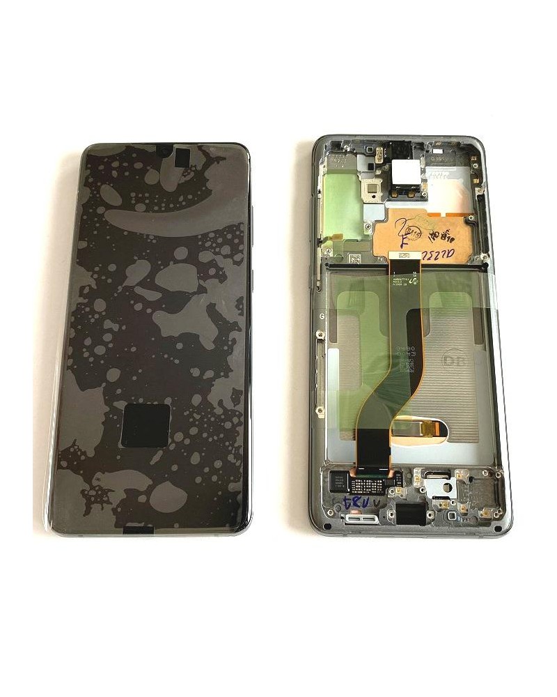 LCD e ecrã tátil com moldura Cosmic Gray para Samsung Galaxy S20 Plus G986 Service Pack