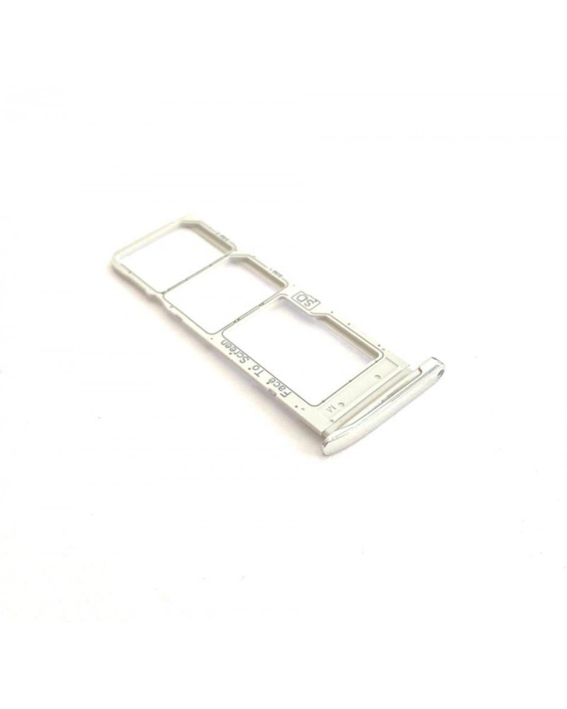 Dual Sim Holder for Motorola G7 - Silver