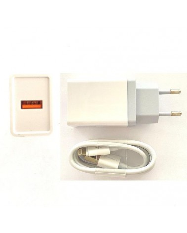 Adaptador de carregamento 230V 3 1A com 1 porta USD e cabo USB para Iphone