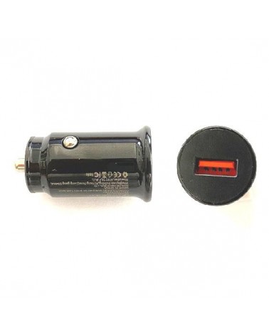 Car Charging Adapter Black 3A with 1 USB port