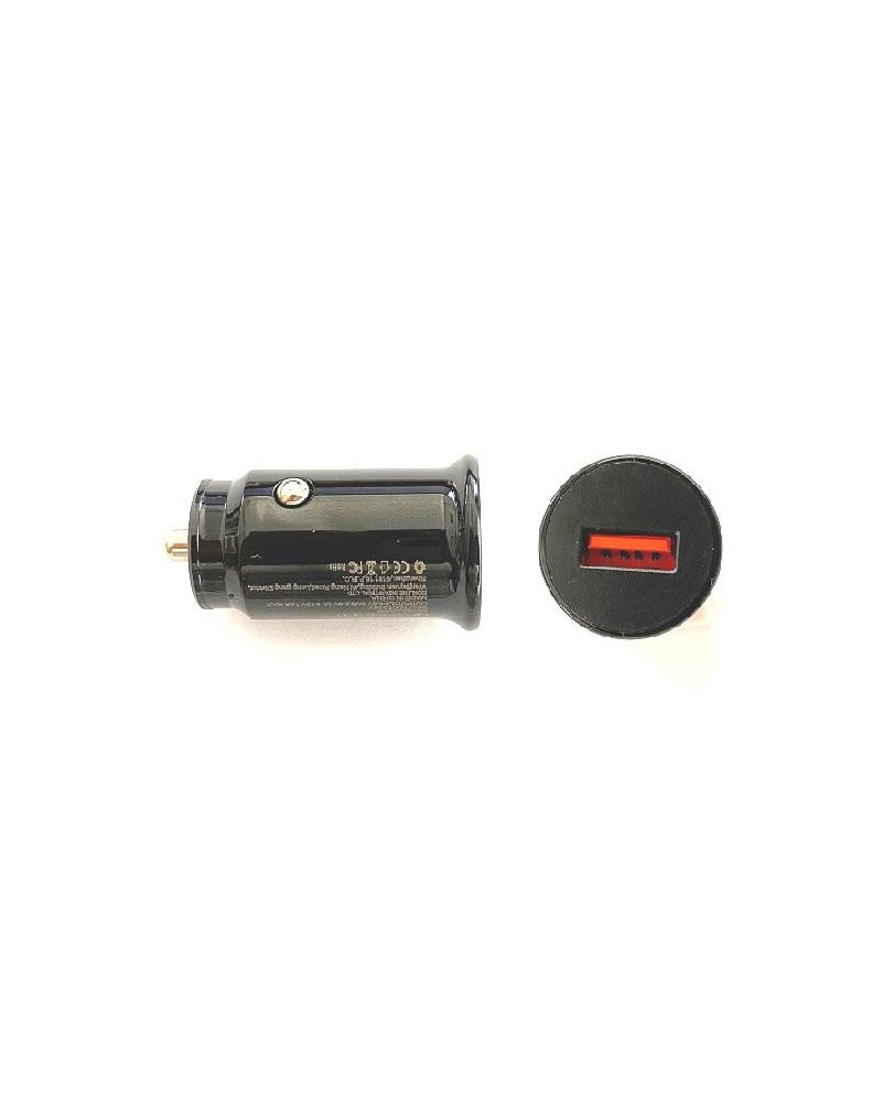 Adaptador de Carga para el Coche Negro 3A con 1 puerto USB