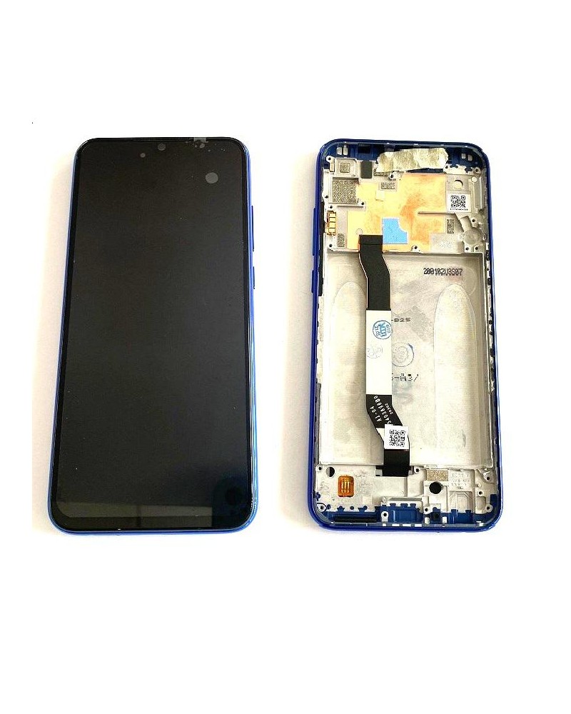 Pantalla LCD y Tactil con Marco Azul para Xiaomi Redmi Note 8T