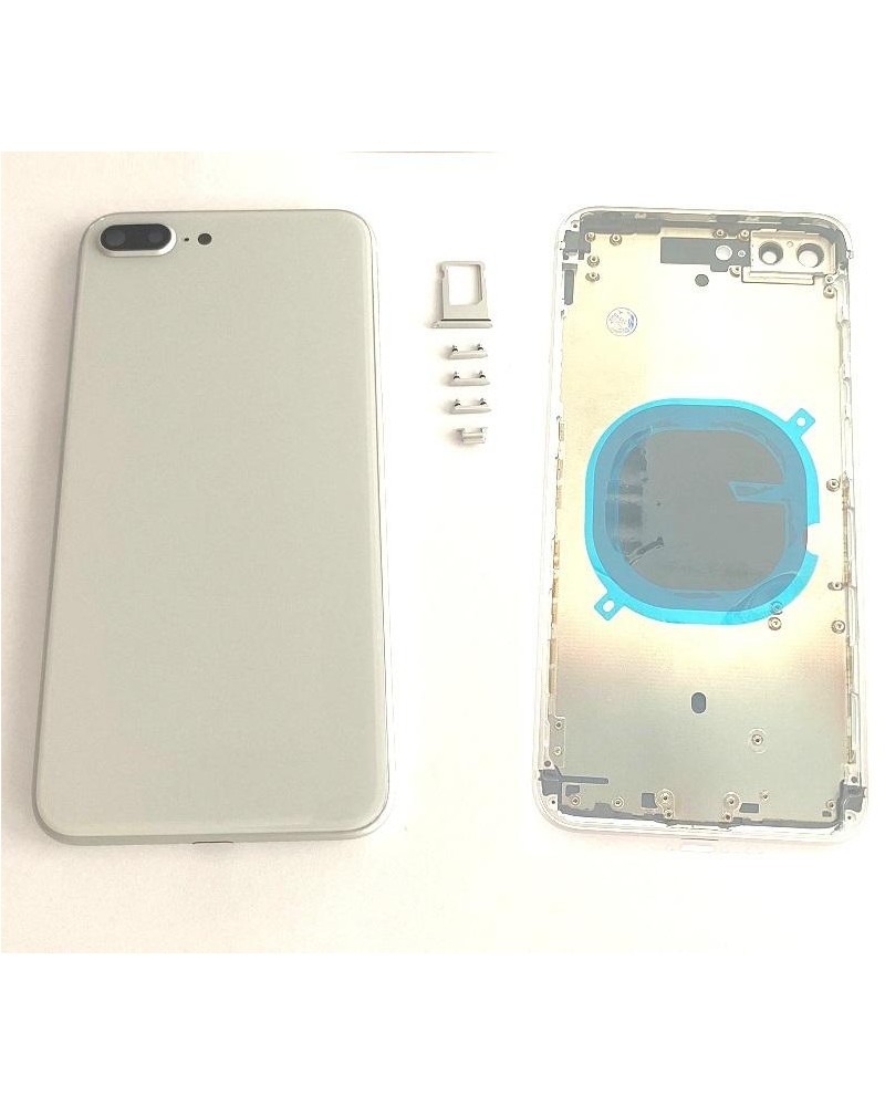 Carcasa Central con Tapa Trasera para Iphone 8 Plus Blanco