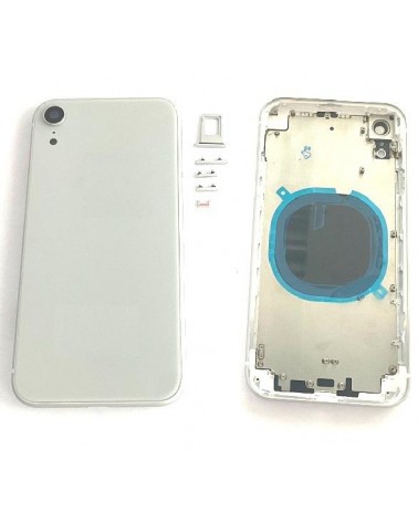 Carcasa Central con Tapa Trasera para Iphone XR Blanco