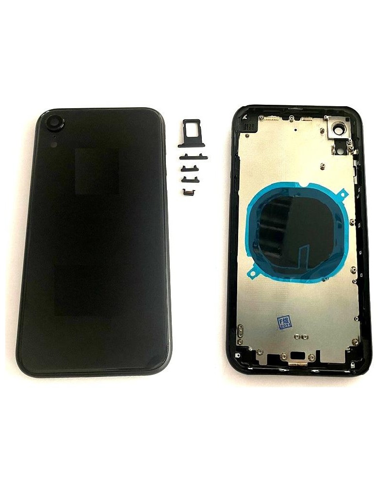 Carcasa Central con Tapa Trasera para Iphone XR Negro