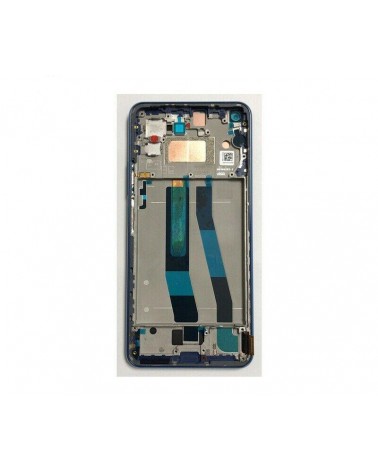 LCD and Touch Screen with Blue Frame for Xiaomi Mi 11 Lite