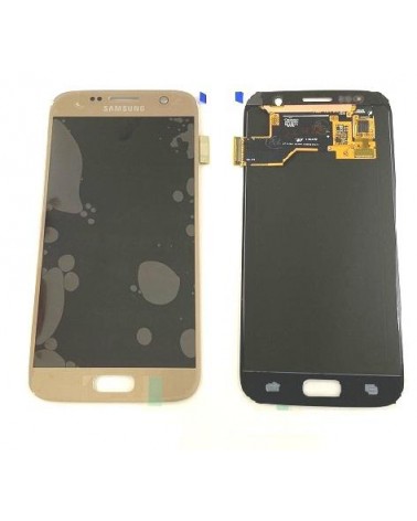 LCD e ecrã tátil para Samsung Galaxy S7 G930 Gold Service Pack