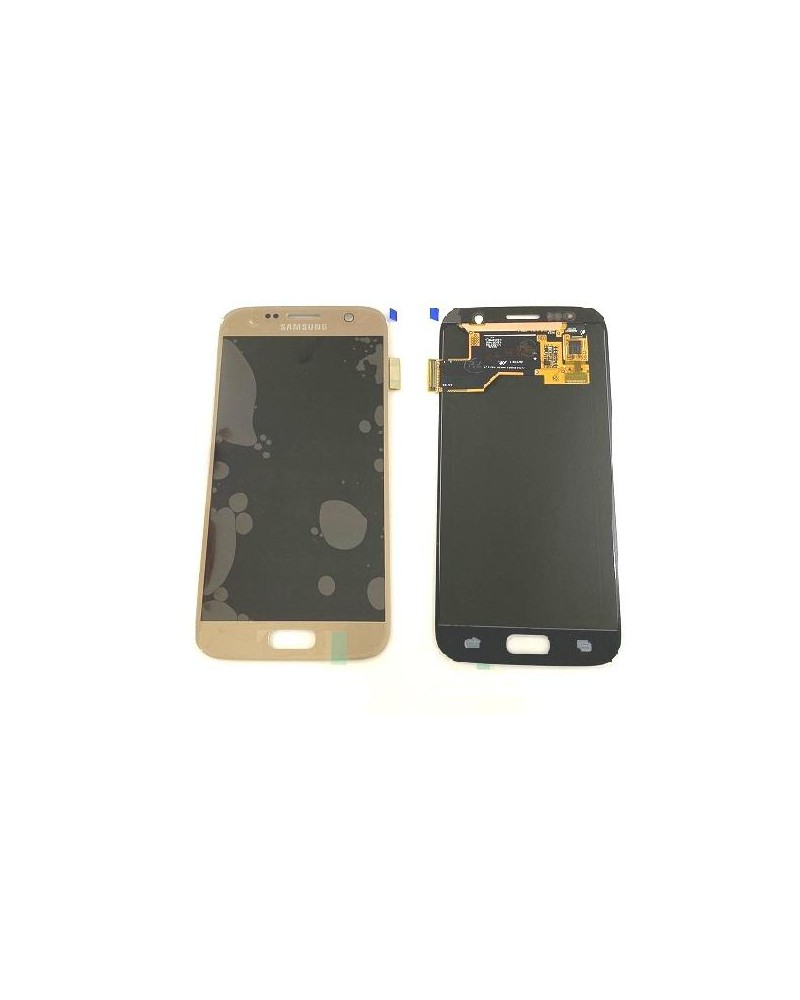 LCD e ecrã tátil para Samsung Galaxy S7 G930 Gold Service Pack