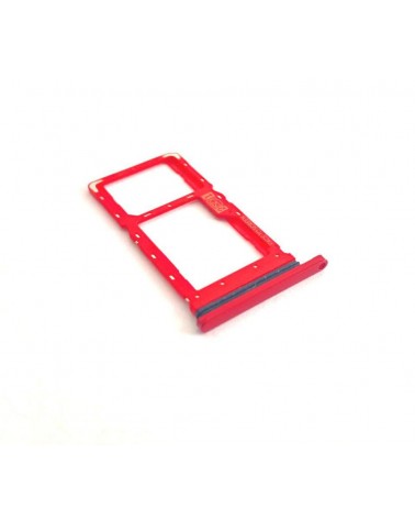 Suporte duplo Sim para Motorola Moto G8 Play - Vermelho