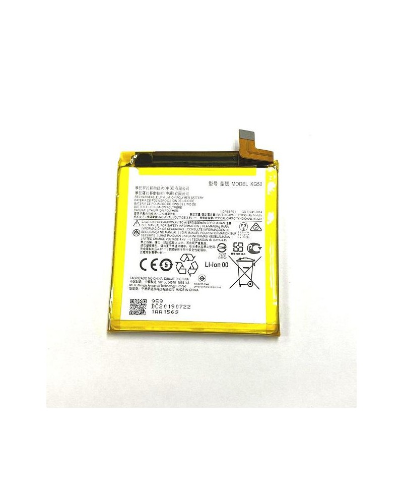 Battery KG50 For Motorola One Hyper 3790/4000 mAh