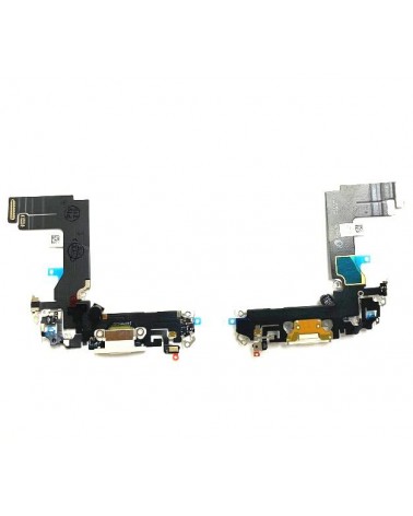 Flex Conector de Carga para Iphone 13 Mini - Blanco