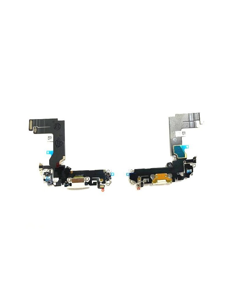 Flex Conector de Carga para Iphone 13 Mini - Blanco