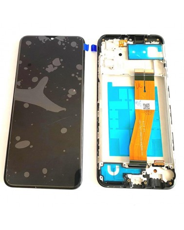 LCD e ecrã tátil com moldura para Samsung Galaxy A03S A037F