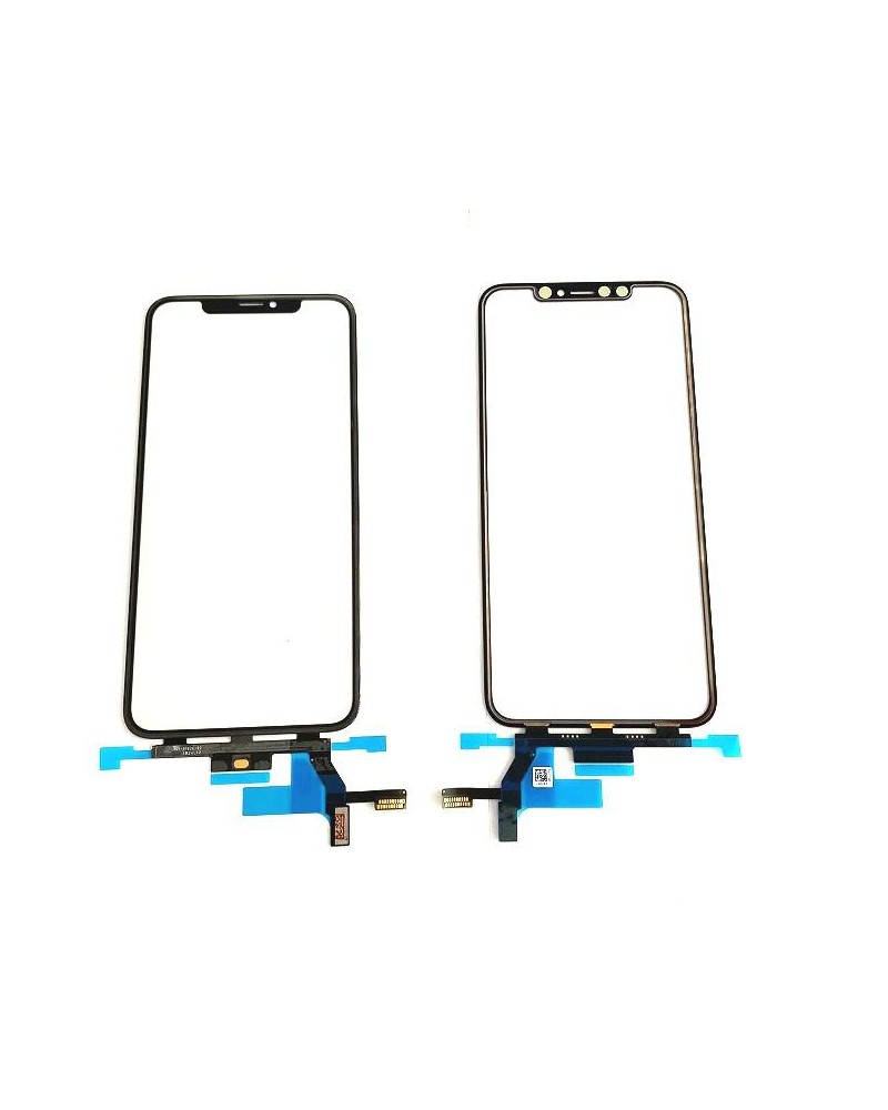 Cristal Negro   Tactil Digitalizador para Iphone XS Max  Flex Corto 