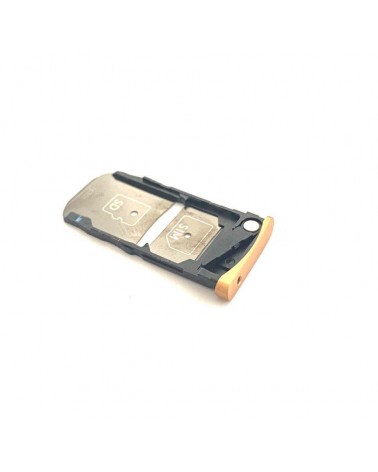 Sim Tray or Sim Holder for Motorola Moto Z - Gold-Pink