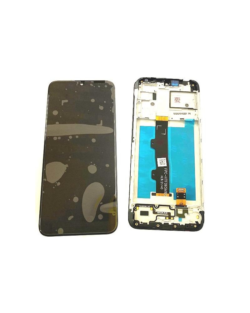 LCD e ecrã tátil com moldura para Motorola Moto E7 Power