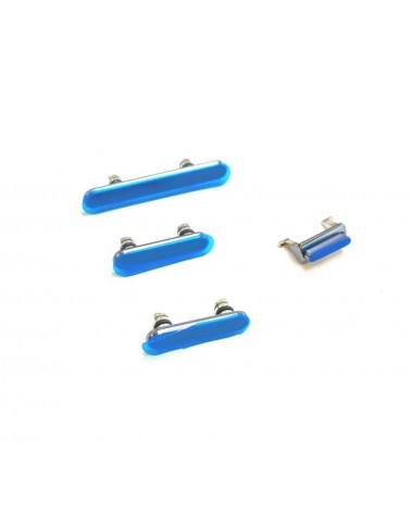 Set de Botones para Iphone 13 Pro  Iphone 13 Pro Max - Azul