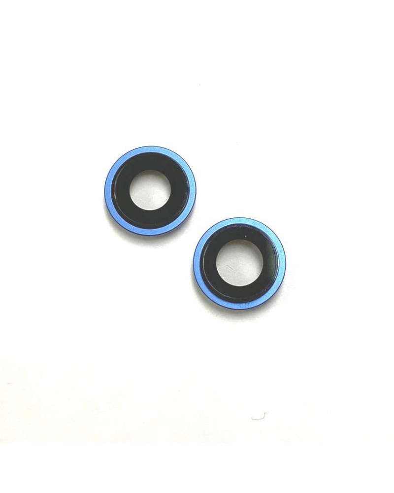 Embellecedor y Lente de Camara para iPhone 13  Iphone 13 Mini - Azul