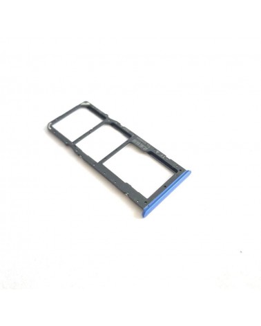 Dual Sim Tray or Holder for Realme 7 RMX2155 - Blue