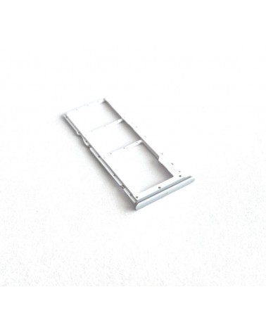 Dual SIM Holder for Realme 7 RMX2155 - Silver