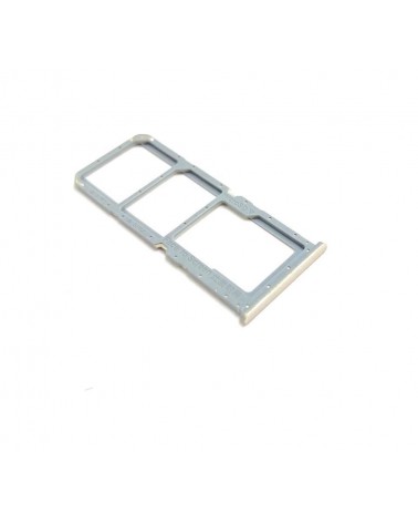 Dual Sim Tray Or Holder For Oppo A54 5G CPH2195 - Silver