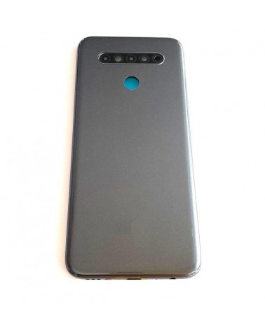 Tapa Trasera y Lente de Camara para LG K41S LM-K410 - Gris