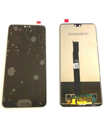 LCD e ecrã tátil para Huawei P20 Black com botão Home