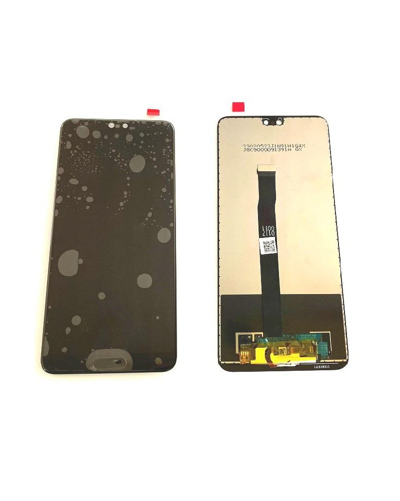 LCD e ecrã tátil para Huawei P20 Black com botão Home