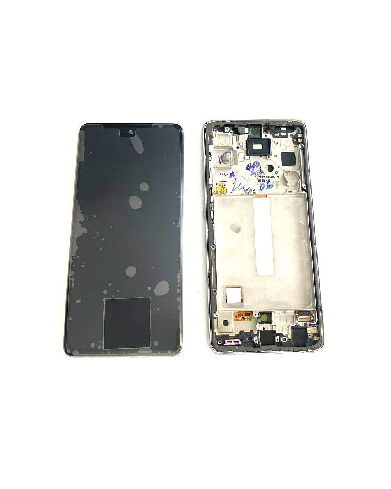 LCD and Touch Screen with White Frame for Samsung Galaxy A52s 5G A528B