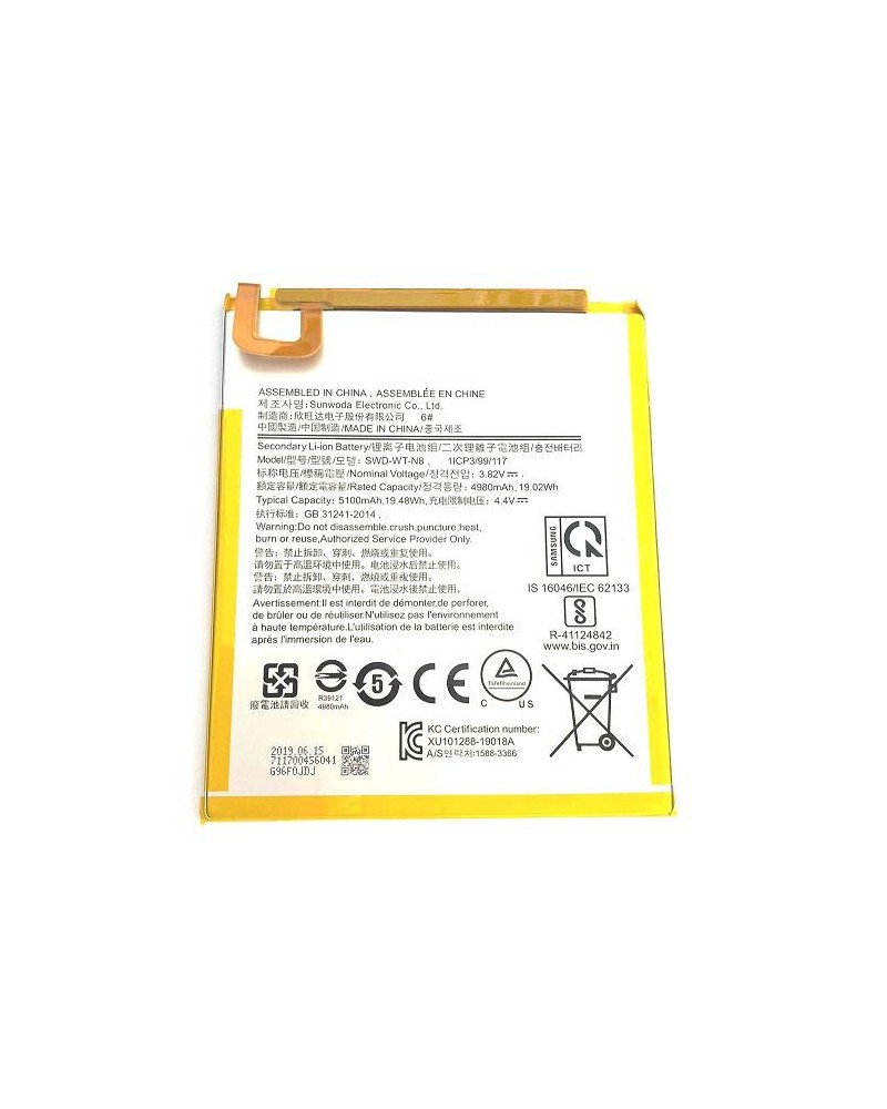 Battery SWD-WT-N8 for Samsung Galaxy Tab A 8 0 2019 T290 T295 with 5100 mah