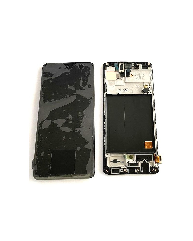 LCD e ecrã tátil com moldura para Samsung Galaxy A51 A515F Service Pack