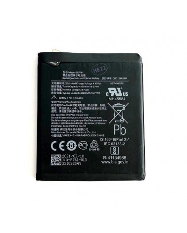 Battery BLP849 For Realme GT 5G RMX2202 4500 mAh Service Pack