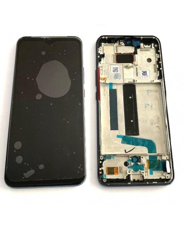 LCD e ecrã tátil com moldura preta para Xiaomi Mi 10 Lite 5G M2002J9G Preto Qualidade OLED