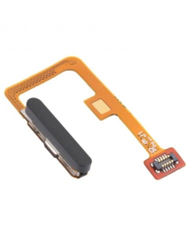 Botão de impressão digital Flex para Xiaomi Mi 11 Lite 5G M2101K9G M2101K9C - Preto