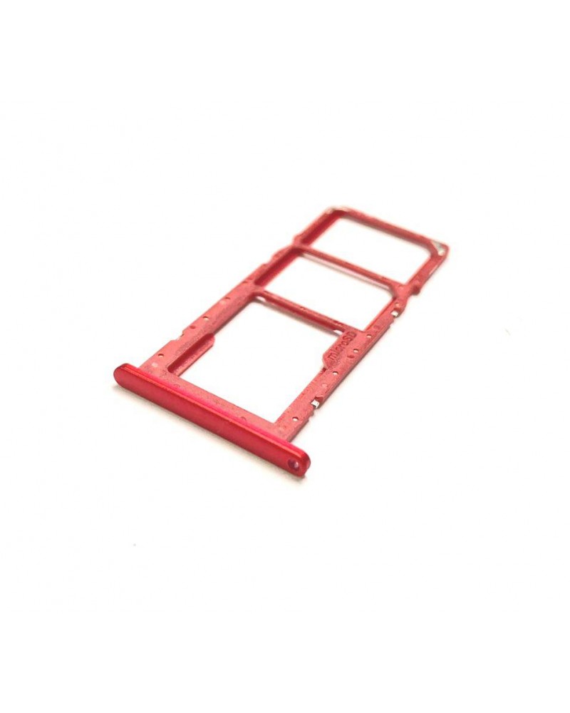 Dual Sim and SD Holder for Samsung Galaxy A03S SM-A037 - Red