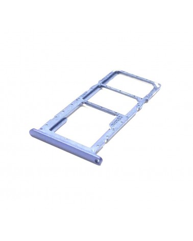 Bandeja o Soporte Dual Sim y SD para Samsung Galaxy A03S SM-A037 - Azul