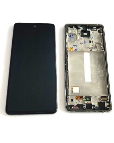 LCD e ecrã tátil com moldura branca para Samsung Galaxy A52 A525 Samsung Galaxy A52 5G SM-A526 Service Pack