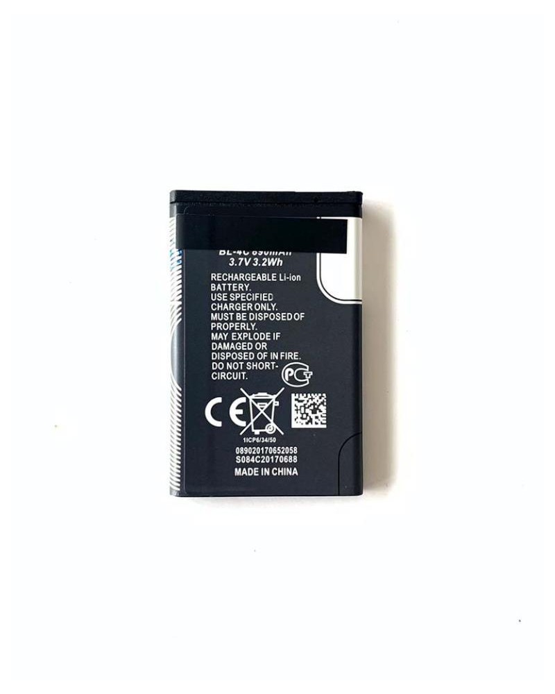 Batería BL4C BL-4C para Nokia 1202 1265 1325 5100 6100 De 860mAh