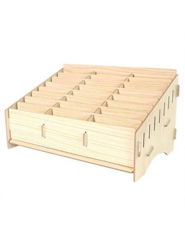 Wooden Shelf With 24 Holes For Ordering Mobiles