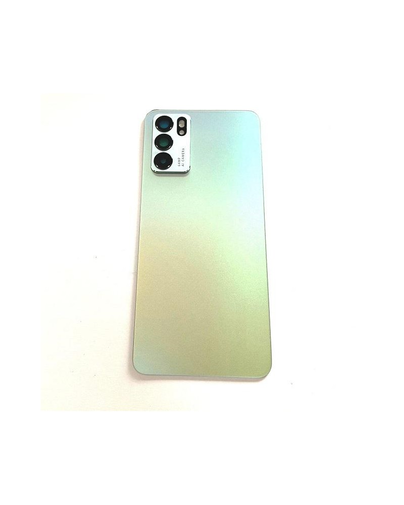 Rear Battery Cover for Oppo Reno 6 5G PEQM00 CPH2251 - With Lens and Adhesive - Aurora